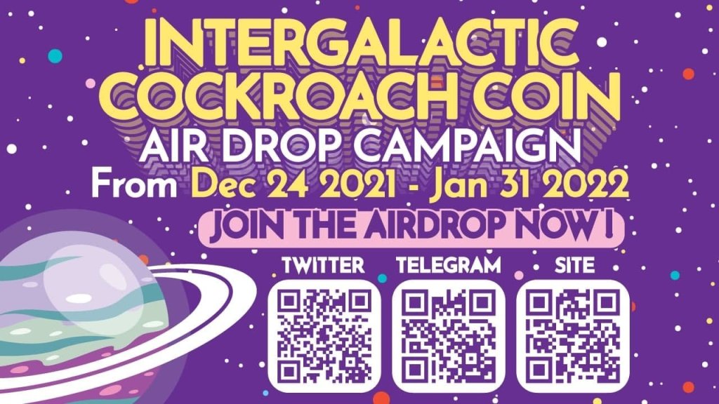 Intergalactic Cockroach Coin