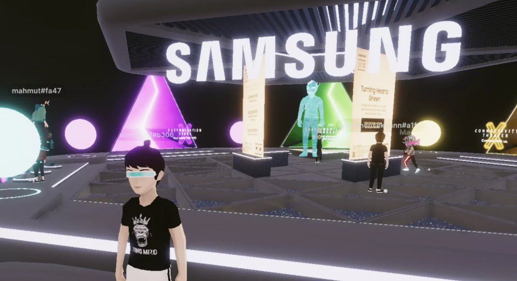 Samsung memulai debut di Metaverse Ethereum&nbsp;desentrraland